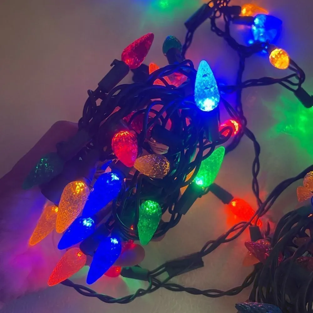 Vintage Christmas Tree string Lights READ